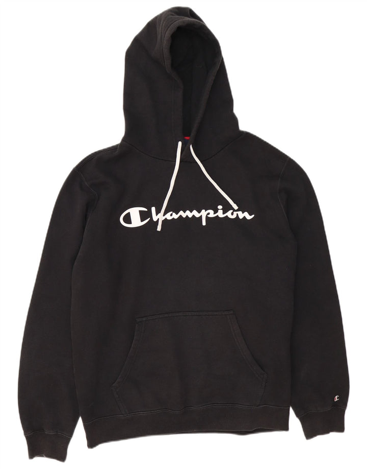 Champion Herren-Kapuzenpullover mit Grafik, Größe L, Schwarz