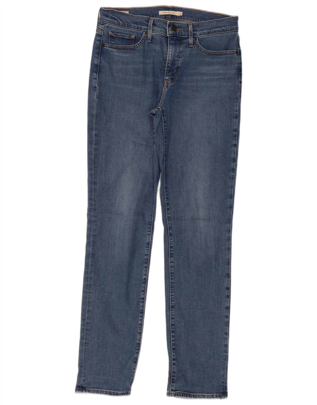 Levi's Damen 312 Shaping Slim Jeans W29 L32 Blau Lyocell