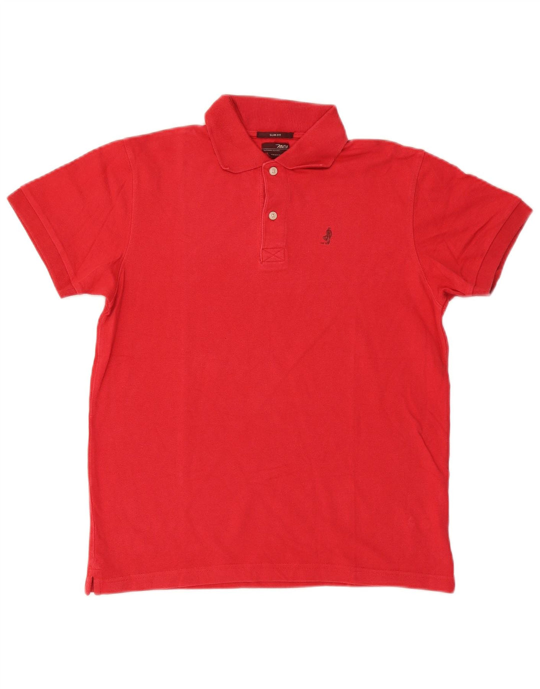 Marlboro Classics Slim-Fit-Poloshirt für Herren in Mittelrot