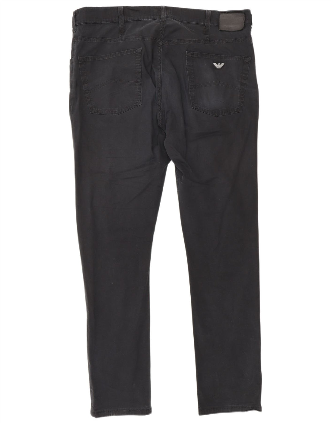 Armani Herren Slim Freizeithose W40 L30 Schwarz