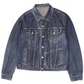 Benetton Herren Jeansjacke UK 42 XL Blaue Baumwolle