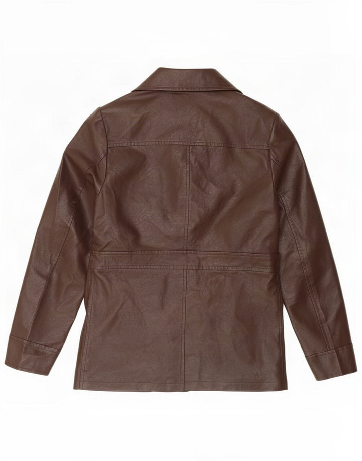 Urban Outfitters Damen-Blazer mit 3 Knöpfen, Gr. 10, Braun