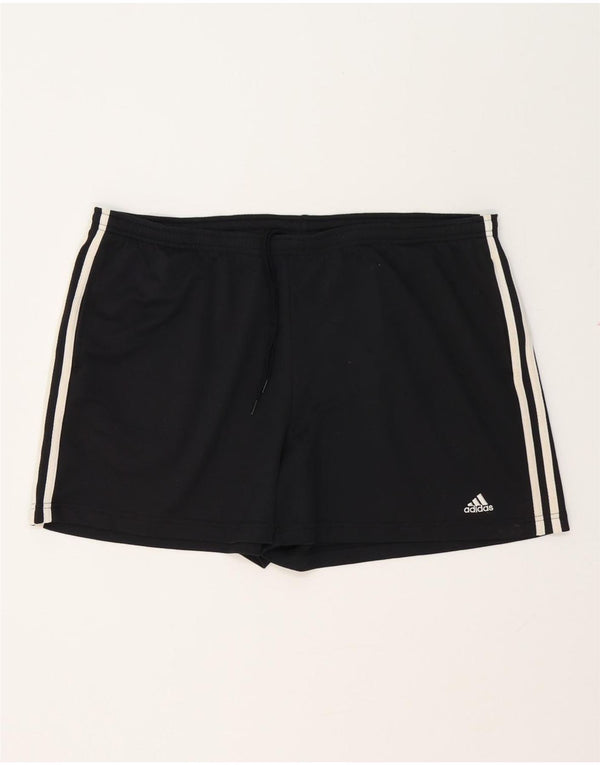ADIDAS Damen Sportshorts UK 22 3XL Schwarz Polyester
