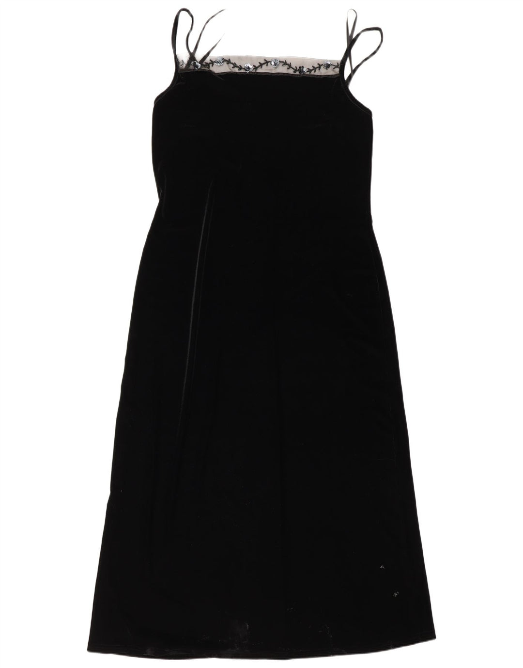 Opera By Richards Damen Ärmelloses Maxikleid UK 16 Large Schwarz Polyester