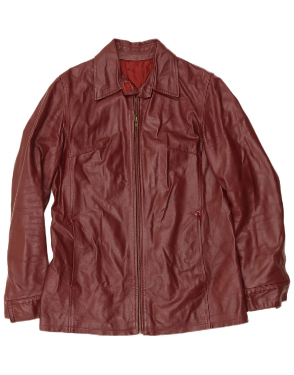 Conbipel Damen Lederjacke IT 44 Medium Maroon