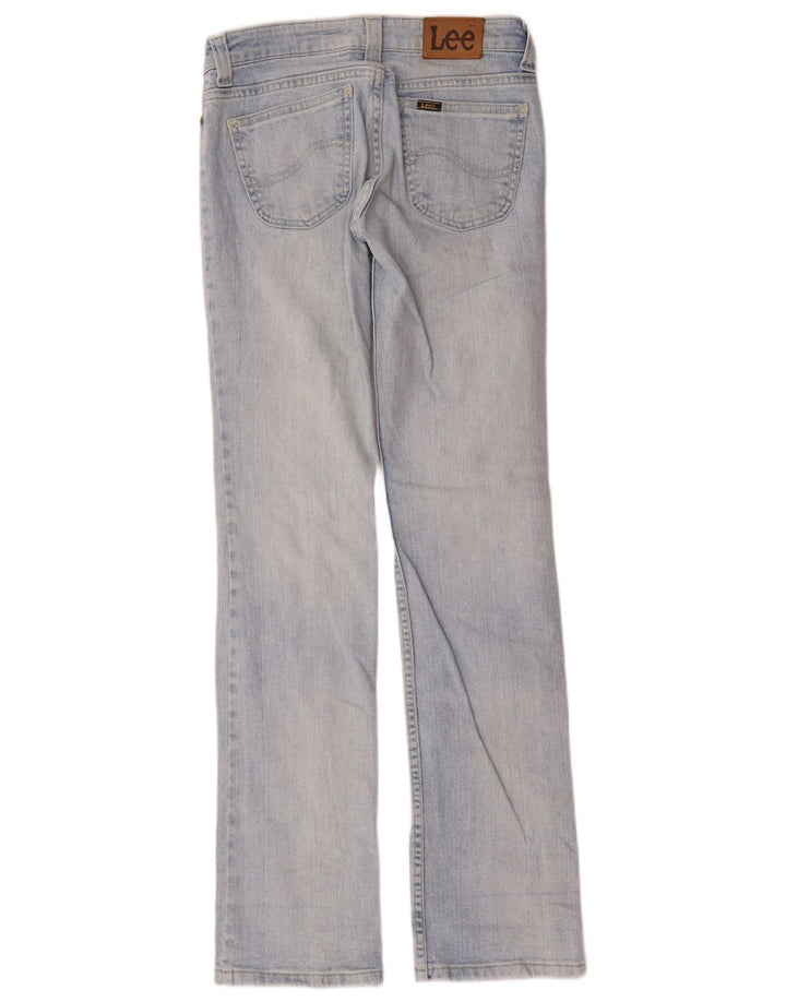 Lee Damen Maddox Slim Jeans W28 L33 Blaue Baumwolle