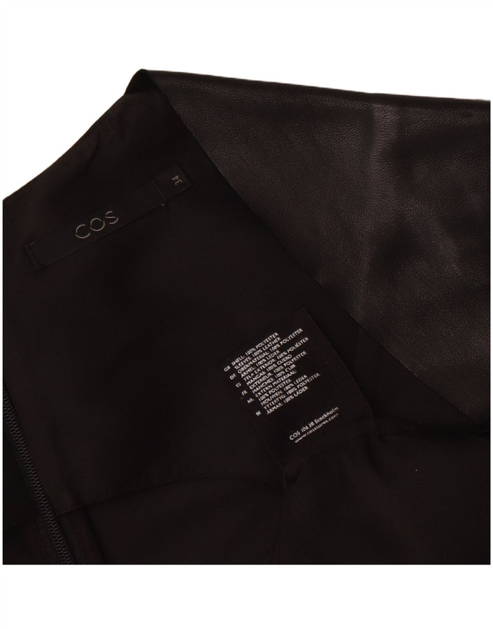Cos Damen Etuikleid EU 34 XS Schwarz Polyester