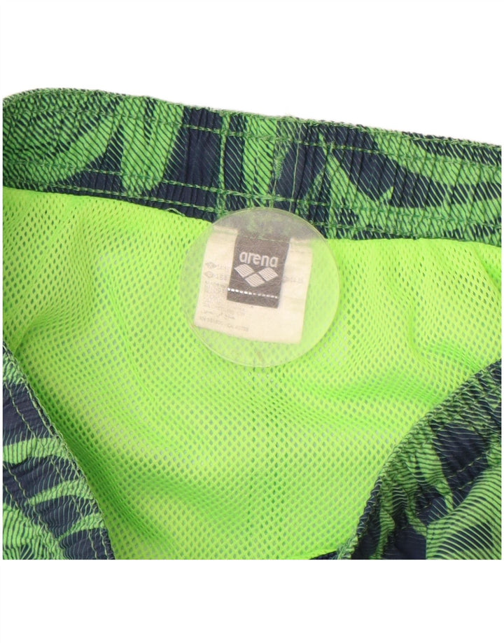 ARENA Sportshorts für Jungen, 14–15 Jahre, grünes Blumenmuster, Polyester