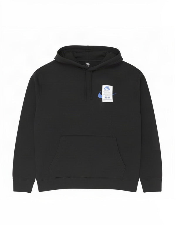 Nike Herren Graphic Hoodie Pullover 3XL Schwarz Baumwolle