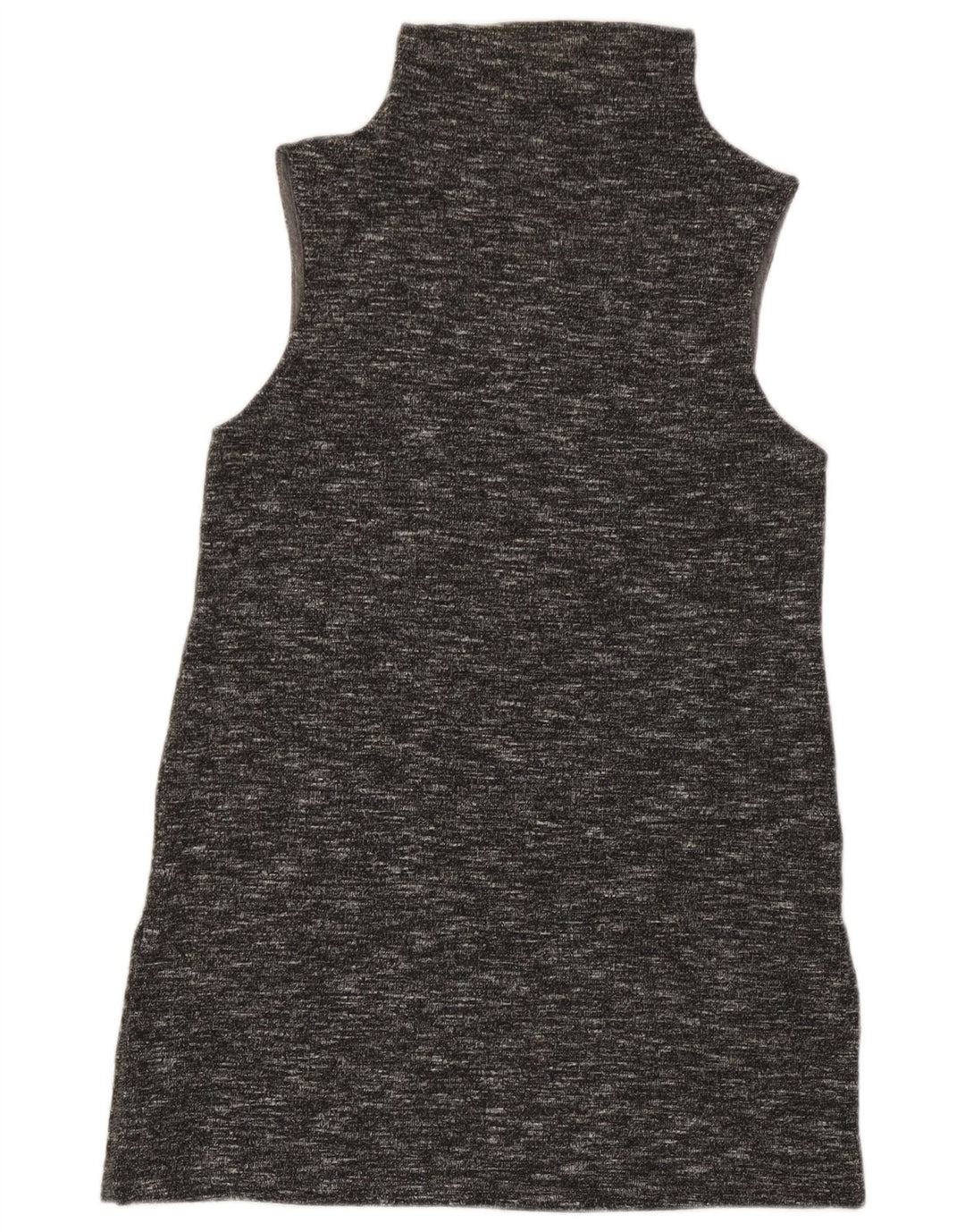 Ärmelloses Etuikleid für Damen von Benetton, Größe S, Gr. 8, Grau meliert