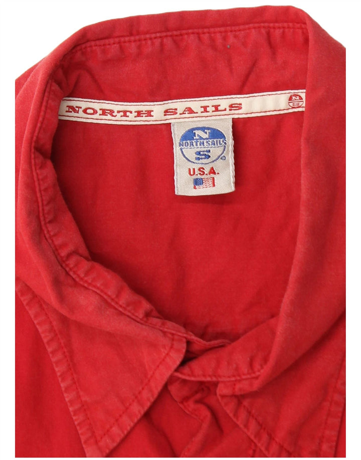 NORTH SAILS Herren Kurzarmhemd XL Rot