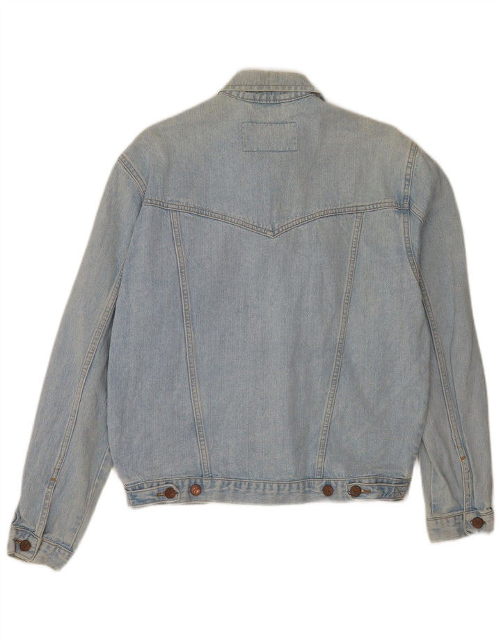 Wrangler Herren Jeansjacke UK 36 Small Blaue Baumwolle