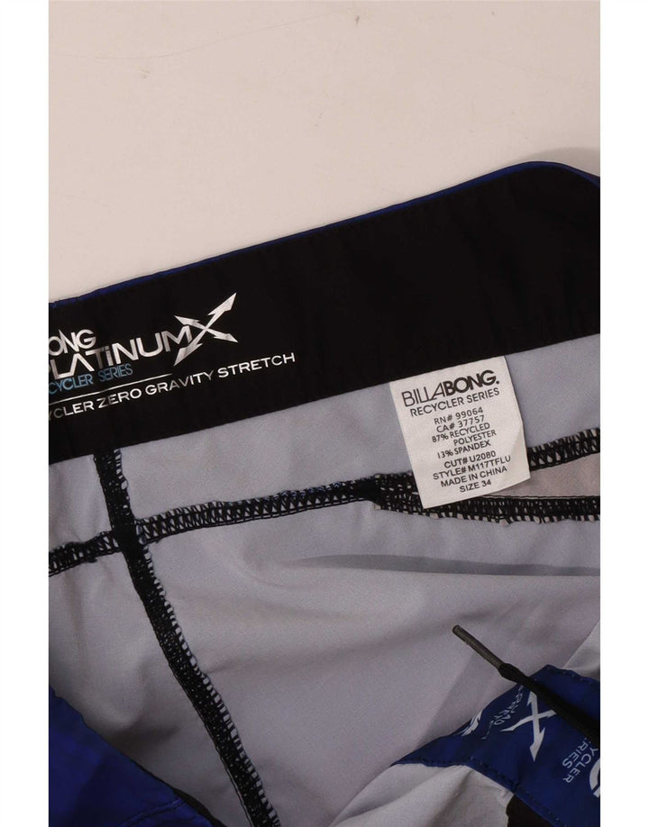 Billabong Herren-Badeshorts mit Grafik, groß, mehrfarbig gestreift