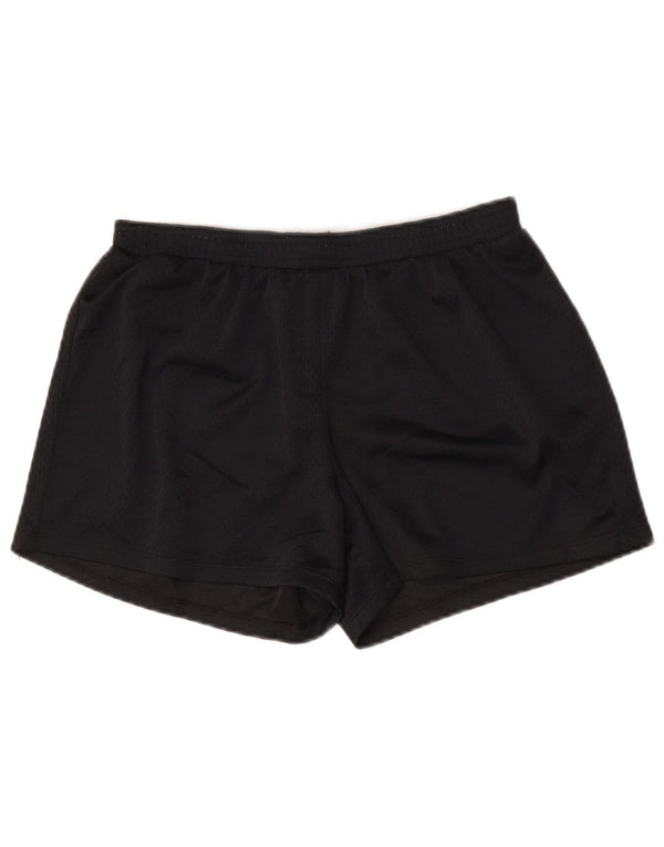 Champion Damen Sportshorts UK 12 Medium Schwarz Polyester