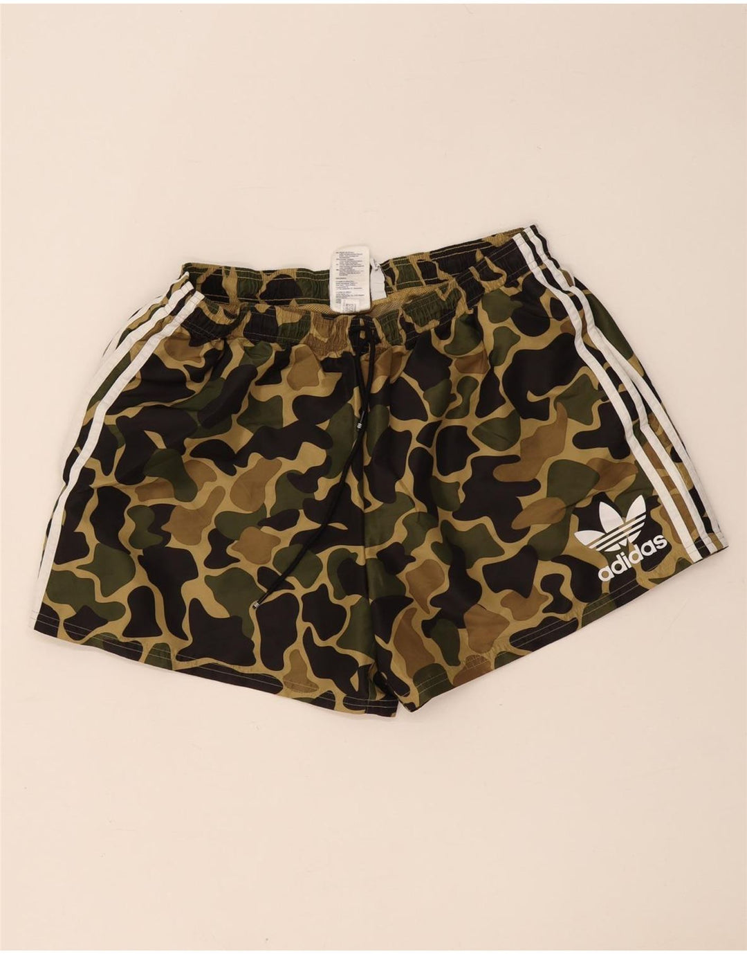 Adidas Herren Sportshorts XL Khaki Camouflage Polyester
