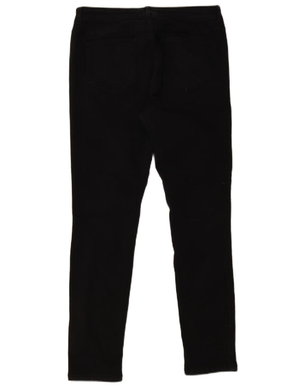 FAT FACE Damen Skinny Jeans UK 14 Large W32 L28 Schwarz