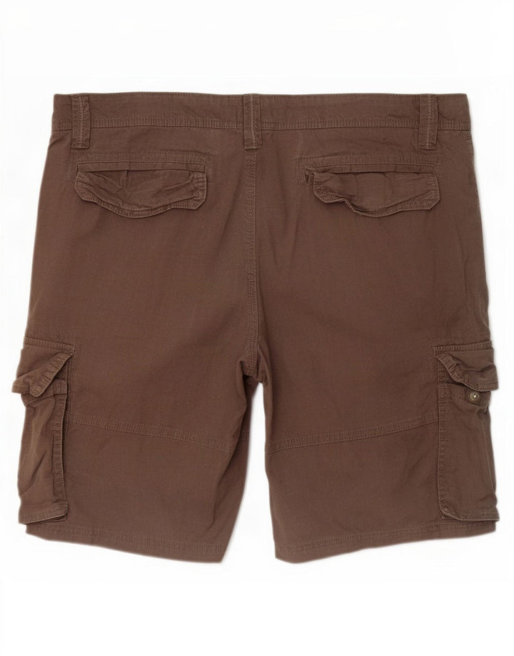 Fat Face Herren Cargoshorts XL W40 Braune Baumwolle