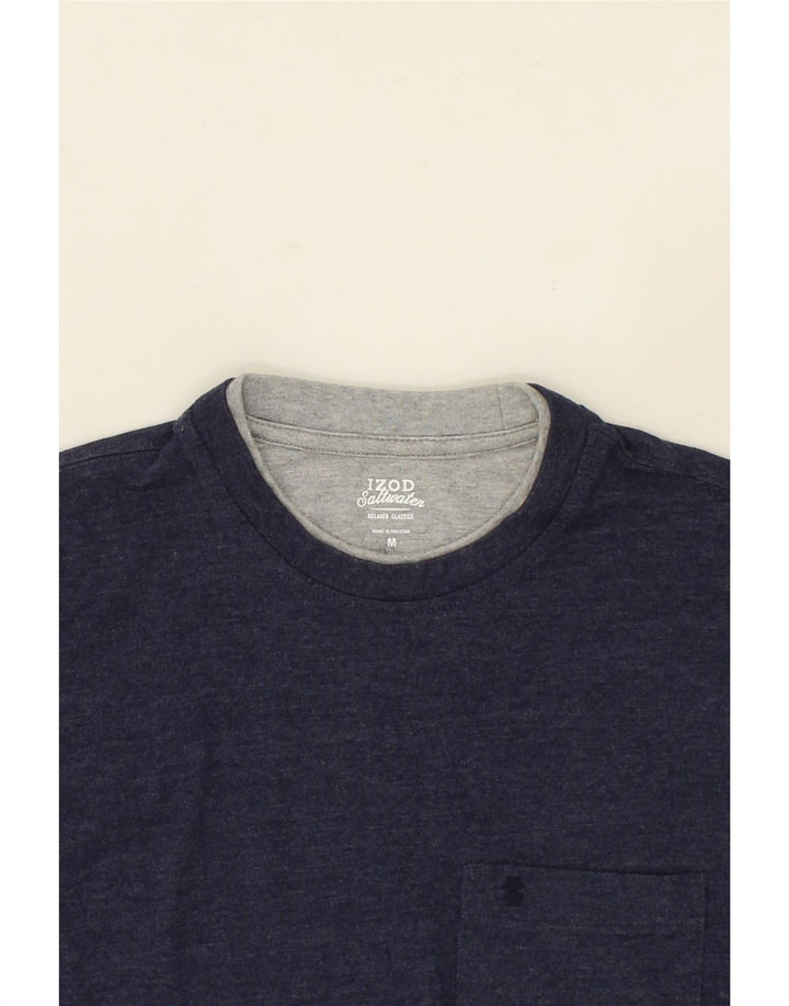 IZOD Mens Classic Relaxed Fit T-Shirt Top Medium Navy Blue Cotton Vintage Izod and Second-Hand Izod from Messina Hembry 