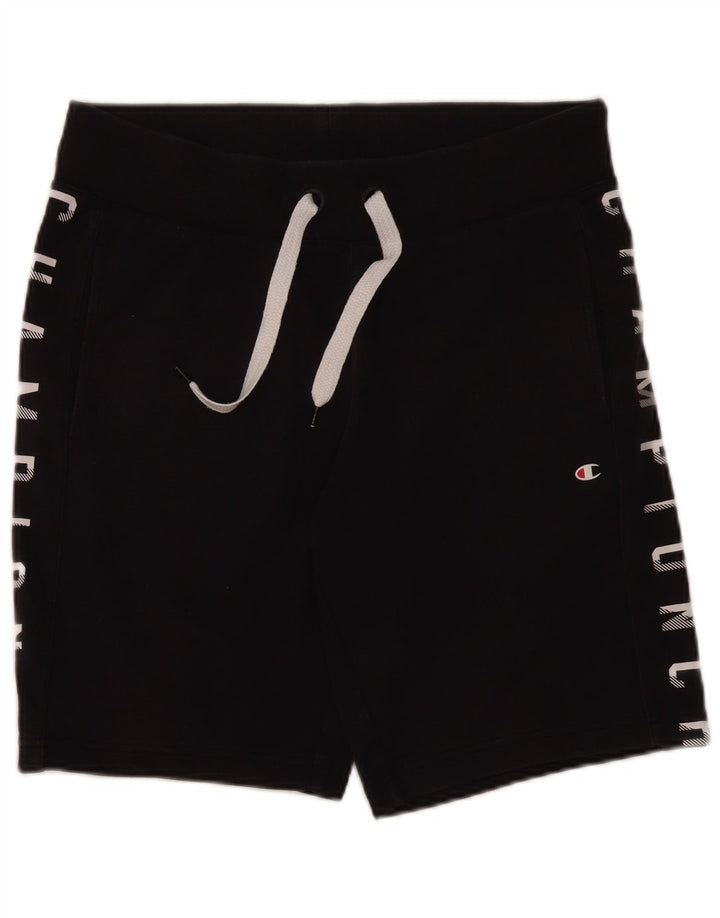 Champion Herren-Sportshorts mit Grafik, mittelblaue Marineblau-Baumwolle