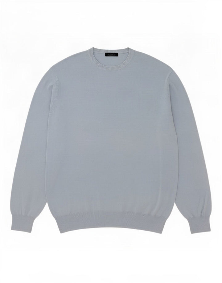 Zara Herren-Pullover mit Rundhalsausschnitt, XL, Blau