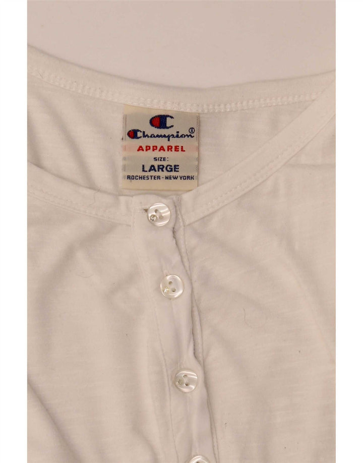 Champion Damen-Top, 3/4-Ärmel, UK-Größe 14, Größe L, Weiß