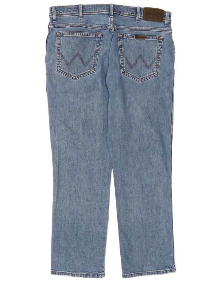 Wrangler Herren-Jeans mit normaler Passform, gerade Passform, W36, L30, Blau, Baumwolle