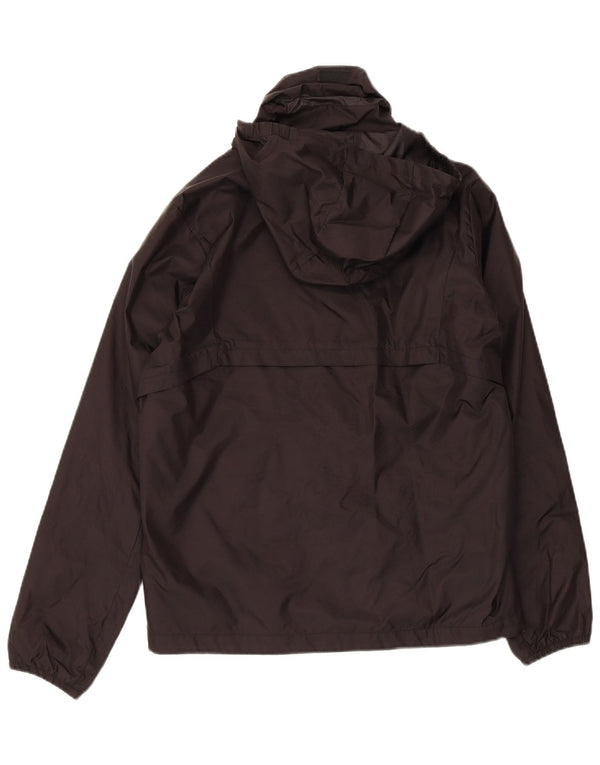 Puma Jungen Regenjacke mit Kapuze, 13–14 Jahre, schwarzes Polyester