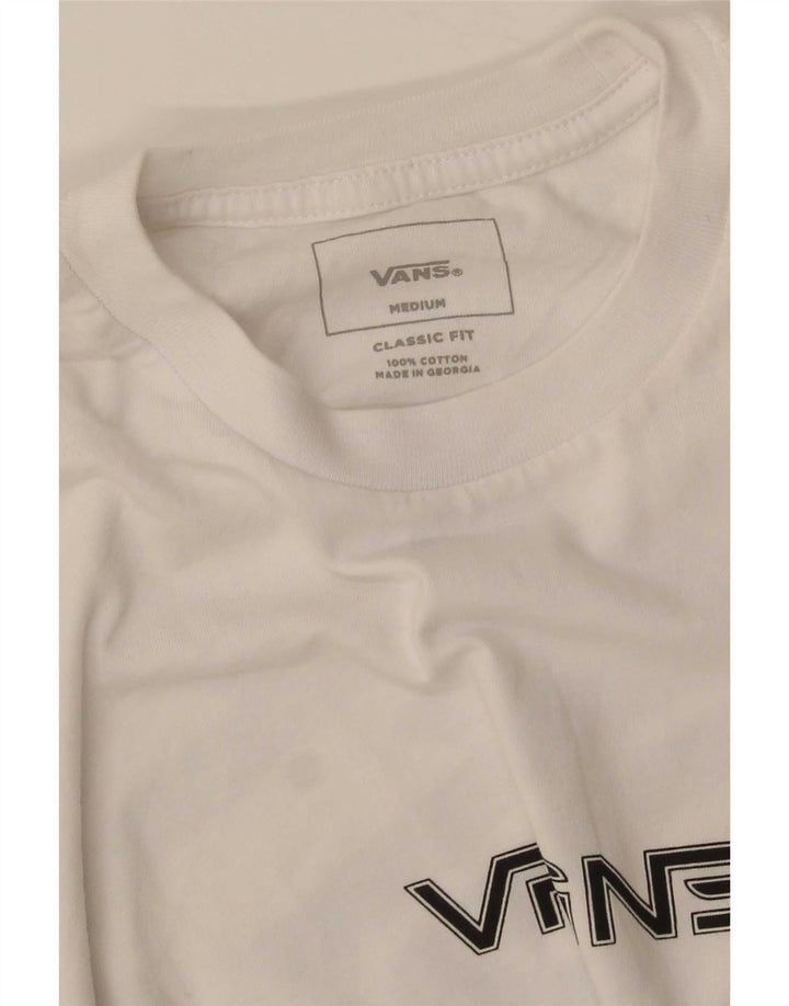 Vans Herren-Oberteil mit klassischer Passform und Grafik, langärmlig, mittelweiße Baumwolle
