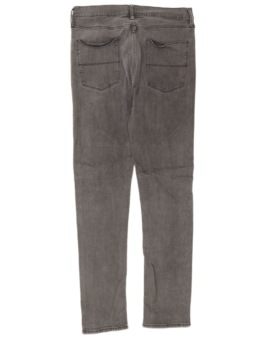 Marks & Spencer Herren Slim Jeans W34 L33 Graue Baumwolle