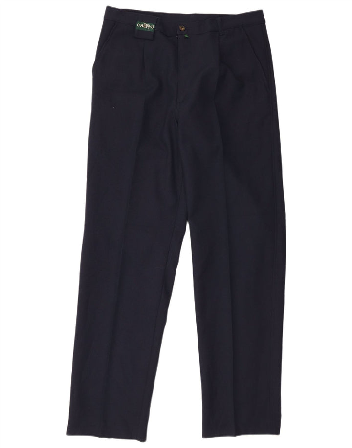 Chervo Herren-Chinohose mit Pegged, IT 50, Größe L, W34, L33, Marineblau, Polyester