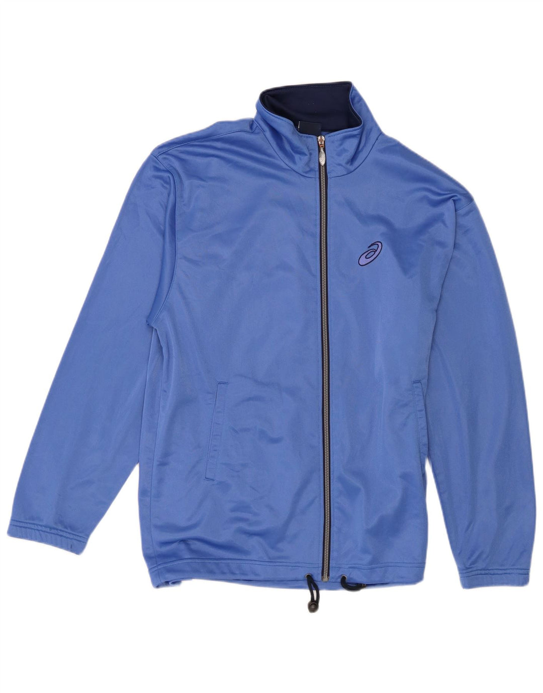 Asics Herren-Trainingsanzug-Oberteil, Jacke, Größe L, Blau