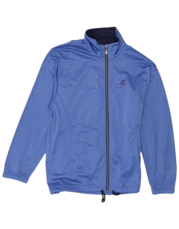 Asics Herren-Trainingsanzug-Oberteil, Jacke, Größe L, Blau