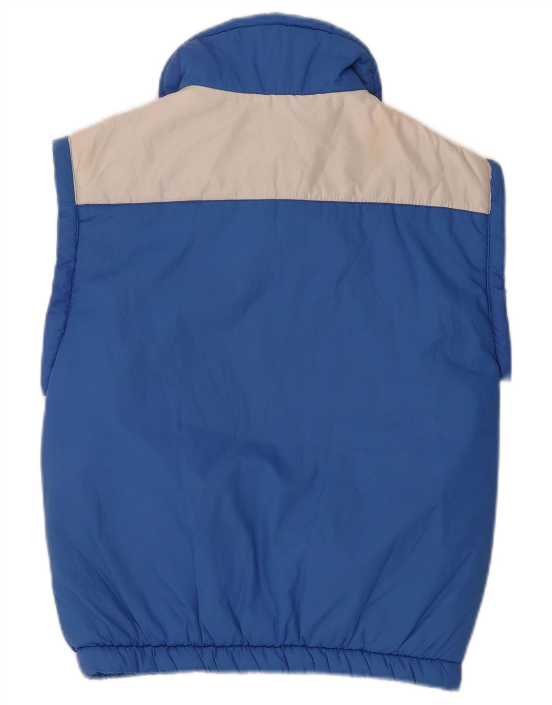 Brugi Wattierte Damenweste IT 38 XS Blaues Colourblock-Polyamid