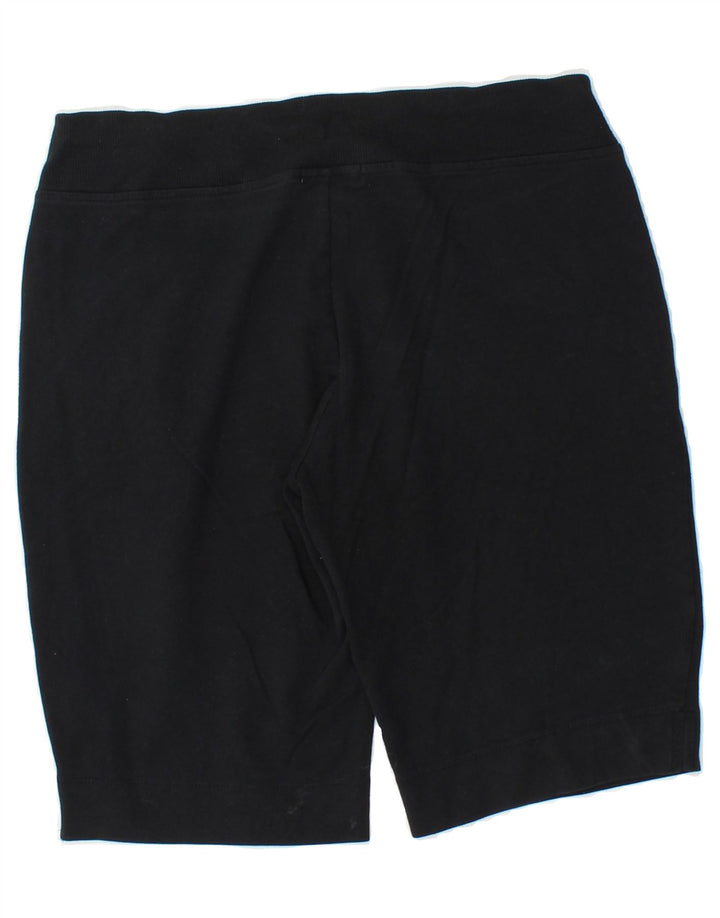 EDDIE BAUER Womens Sport Shorts UK 10 Small  Black Cotton Vintage Eddie Bauer and Second-Hand Eddie Bauer from Messina Hembry 