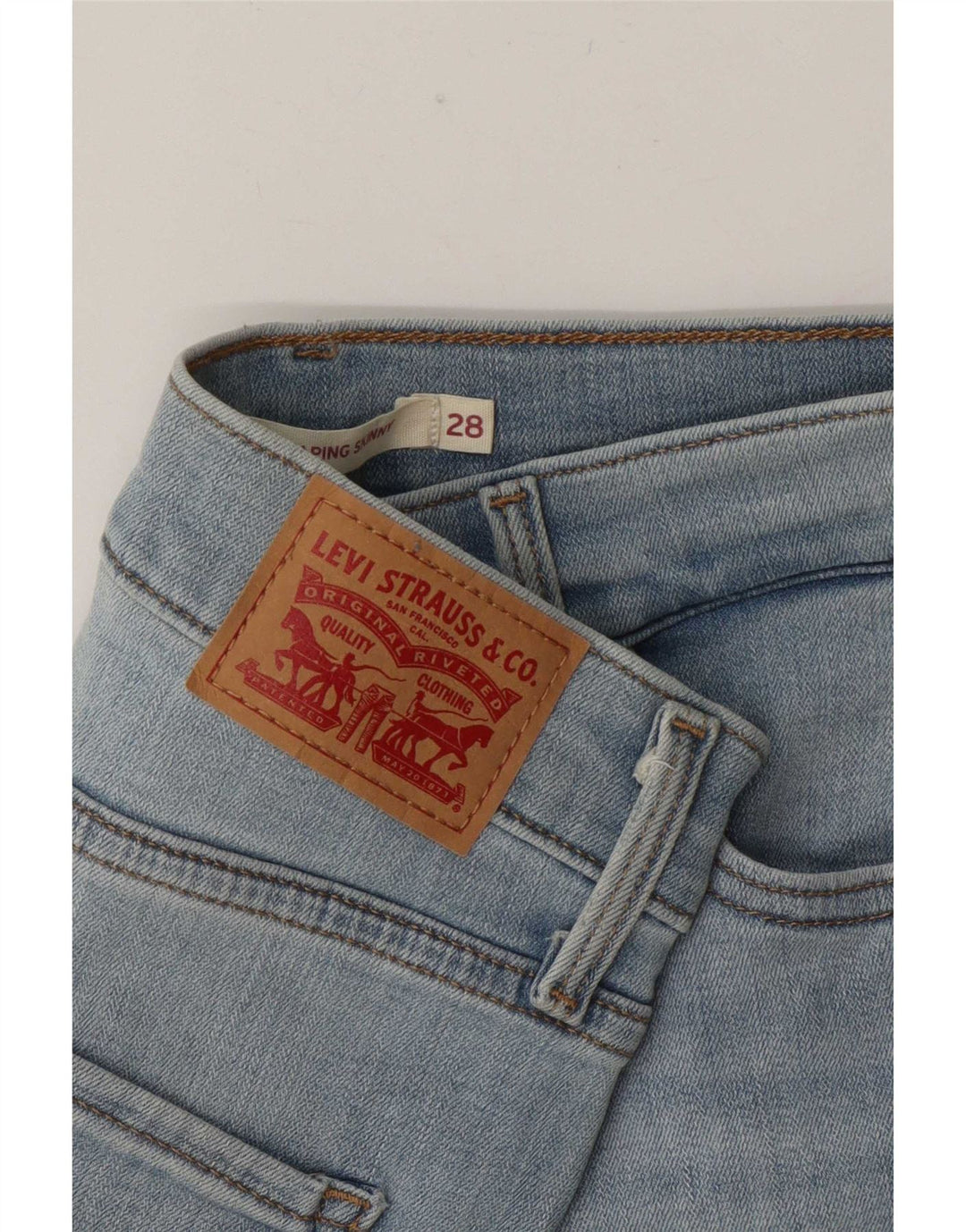 Levi's Damen 311 Shaping Skinny Jeans W28 L30 Blau