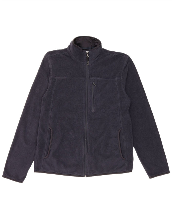 Marks & Spencer Herren Fleecejacke UK 36 Small Marineblau Polyester