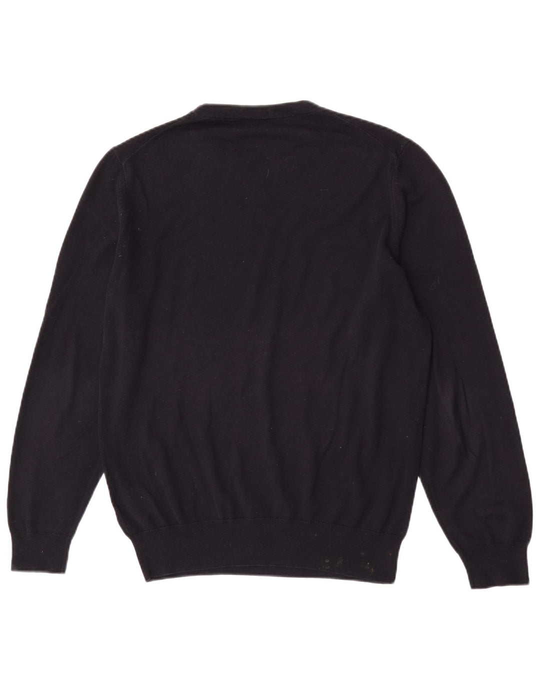 Hugo Boss Herren-Pullover mit Rundhalsausschnitt, reguläre Passform, mittelschwarze Baumwolle