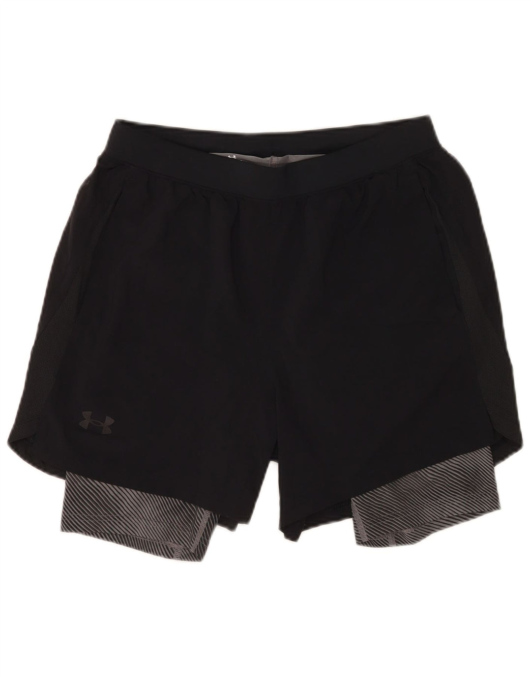 Under Armour Herren Sportshorts mit Grafik, Größe L, Schwarz
