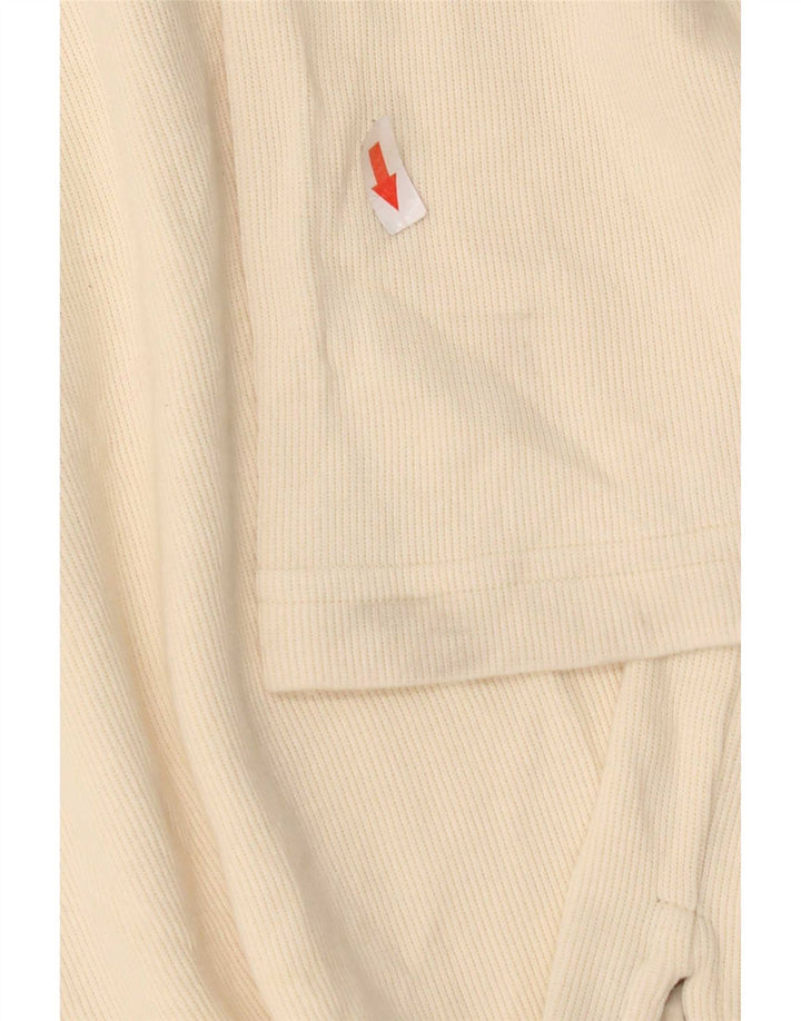Fila Herren-Kapuzenoberteil, langärmelig, groß, beige Baumwolle