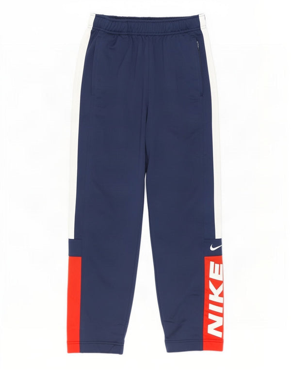 Nike Trainingshose für Jungen, 10–11 Jahre, mittelgroß, Marineblau, Farbblock