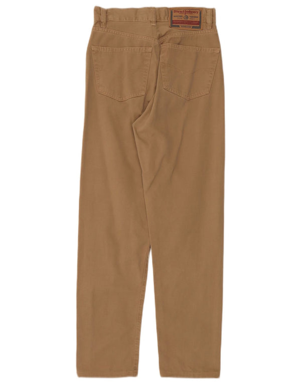 DIESEL Gerade Damen-Freizeithose W28 L28 Beige Baumwolle