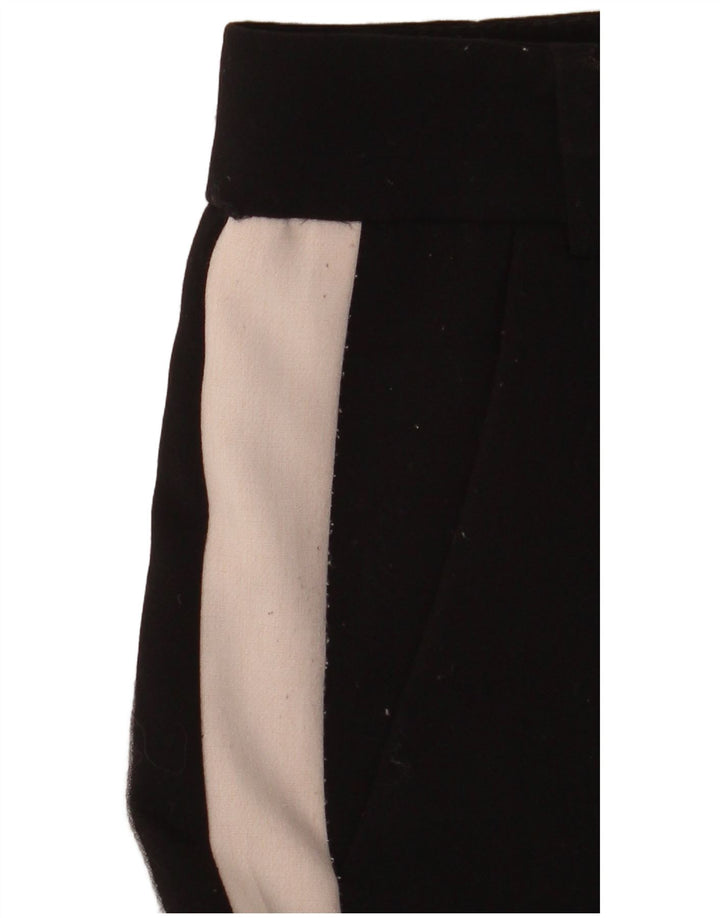 Schmale Chino-Hose für Damen von ZARA, Größe S, Schwarz, Farbblock