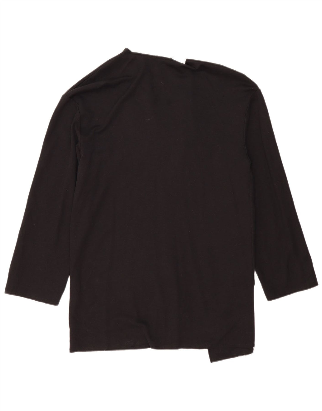 Langes, übergroßes Cardigan-Oberteil für Damen von Zara, Gr. 10, Größe S, Schwarz, Baumwolle