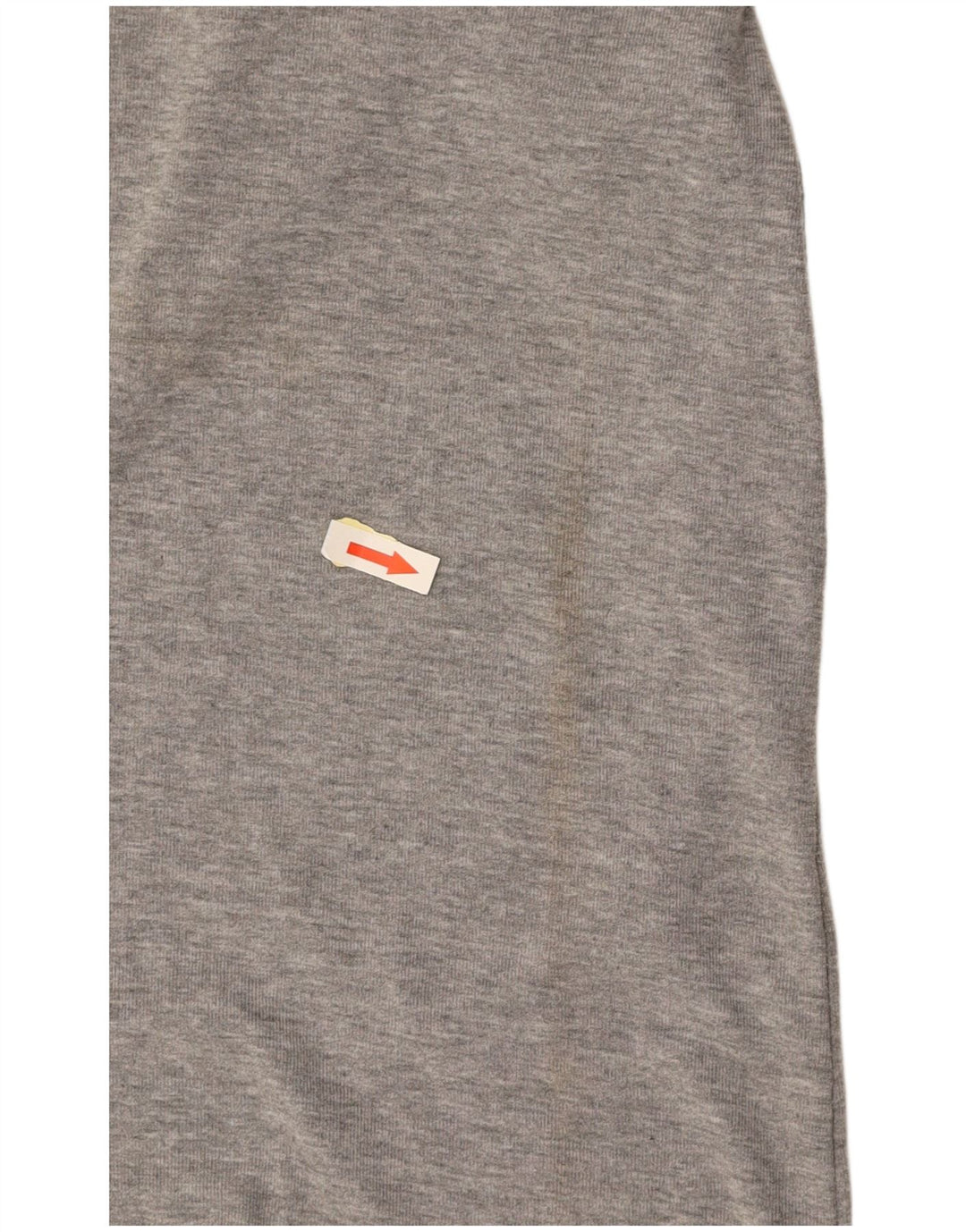 REEBOK Damen Graphic T-Shirt Top UK 14 Mittelgraue Baumwolle