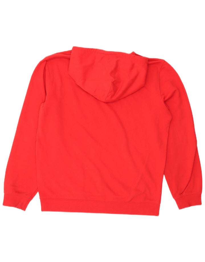Champion Herren-Kapuzenpullover mit Grafik, Größe L, Rot