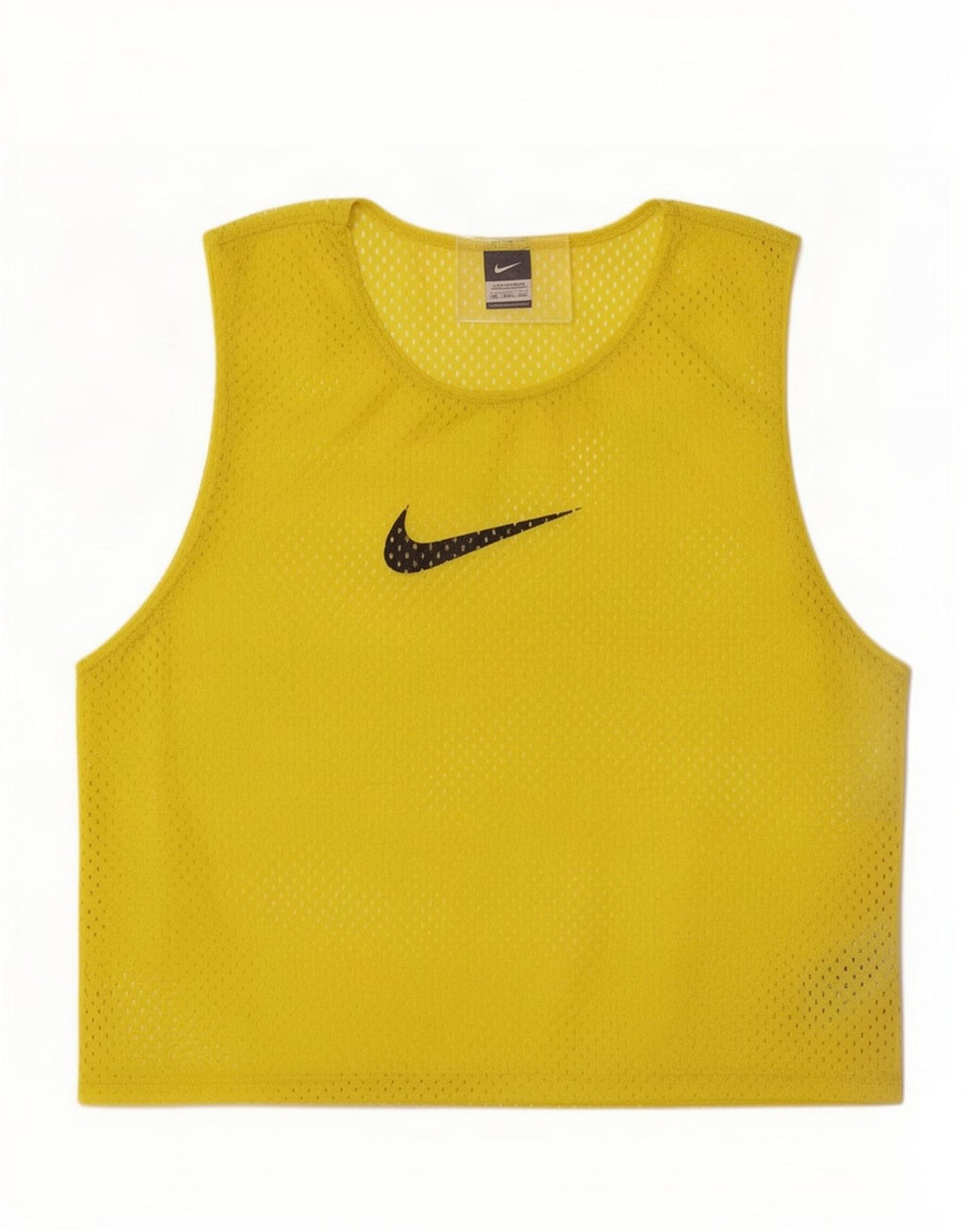 Nike Herren Grafik-Weste-Oberteil, groß, gelbes Polyester