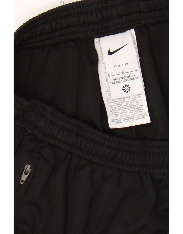 Nike Herren Dri Fit Trainingshose, Größe L, Schwarz, Polyester
