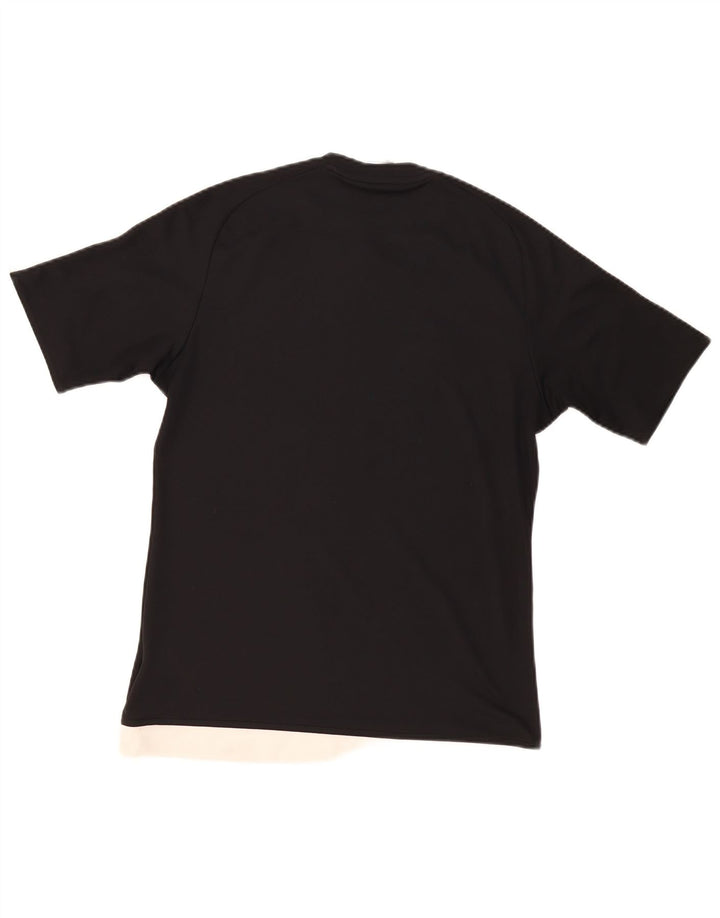 ADIDAS Mens Climalite T-Shirt Top Small Black Polyester