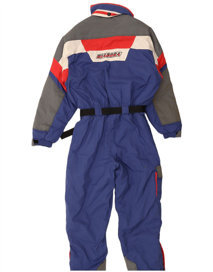 Diadora Herren-Skioverall mit Grafik, XL, Blau, Farbblock