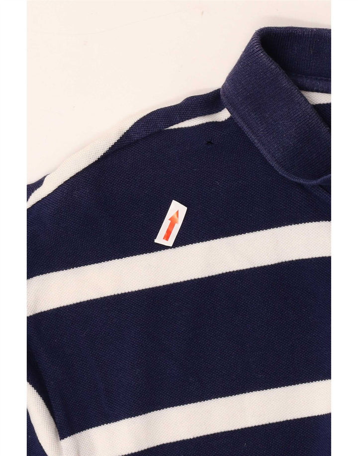 Chaps Herren-Poloshirt XL, marineblau, gestreift, Baumwolle